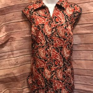 CJ Banks sleeveless Quilted Vest. PM-132